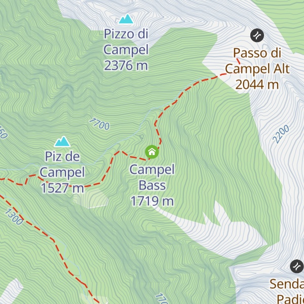 Map of Campel Bass