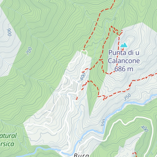 Map of Gîte d'Étape Bocca Bé