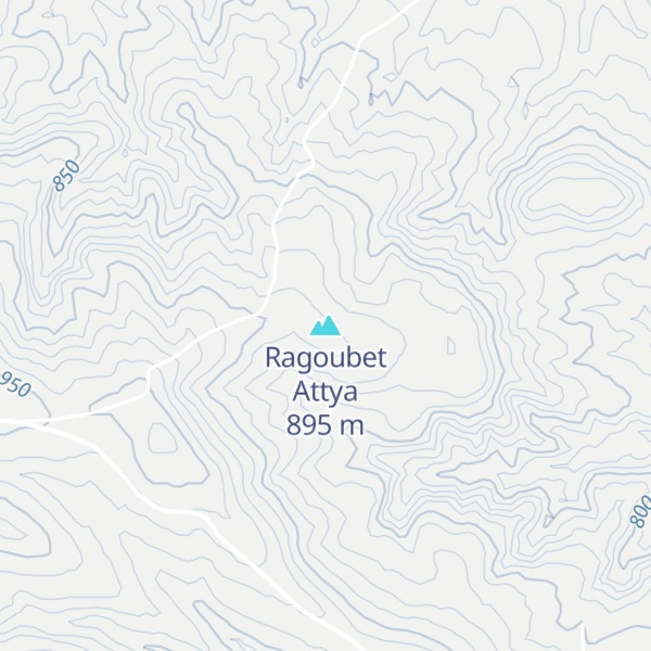 Map of Ragoubet Attya
