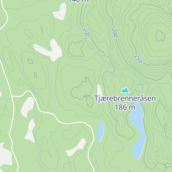 Map of Snømyrfjellet