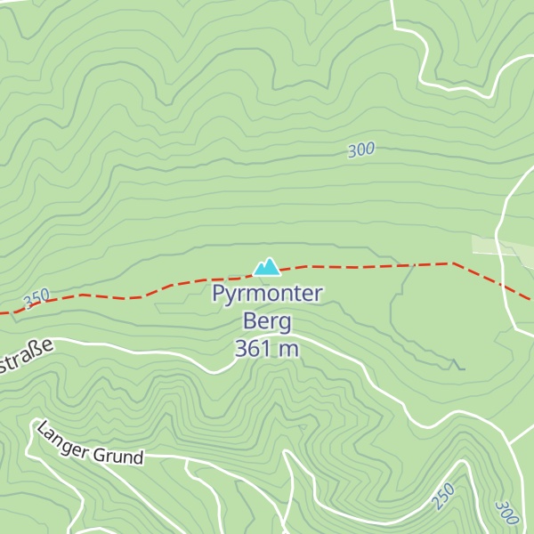 Map of Pyrmonter Berg