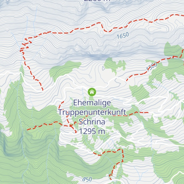 Map of Ehemalige Truppenunterkunft Schrina