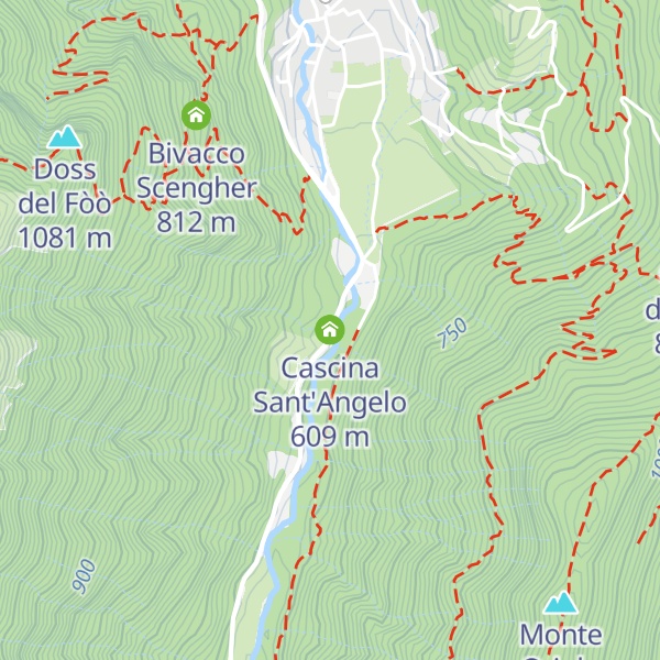Map of Cascina Sant'Angelo