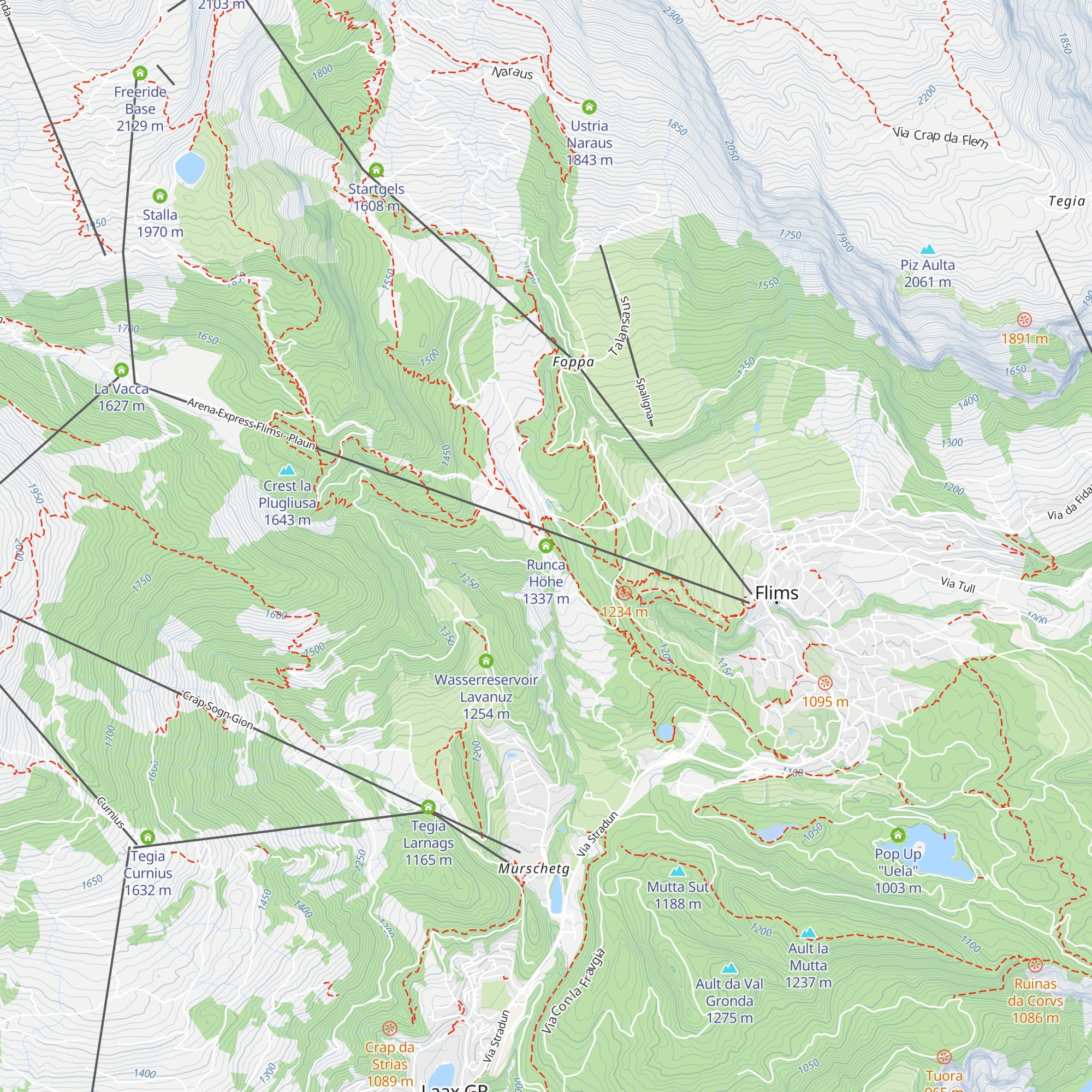 Runca Höhe map