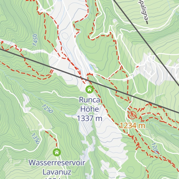 Map of Runca Höhe