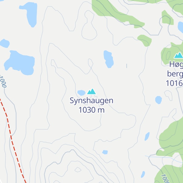 Map of Synshaugen