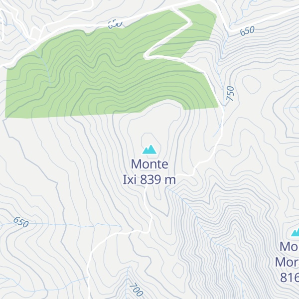 Map of Monte Ixi