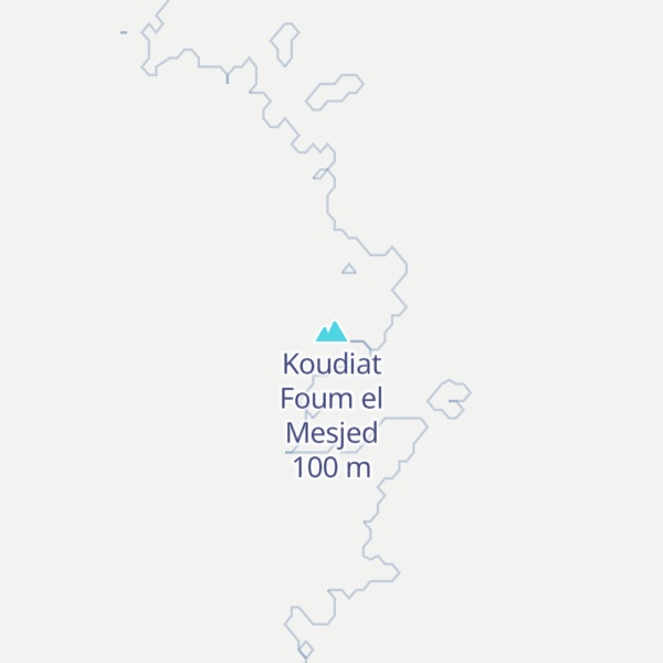 Map of Koudiat Foum el Mesjed