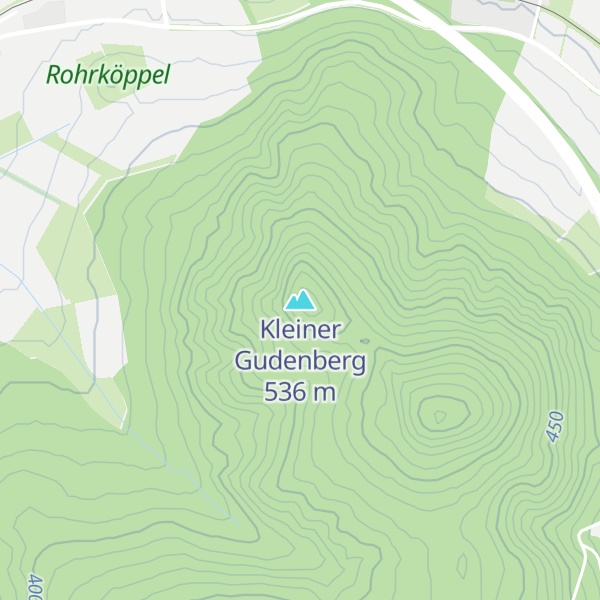 Map of Kleiner Gudenberg