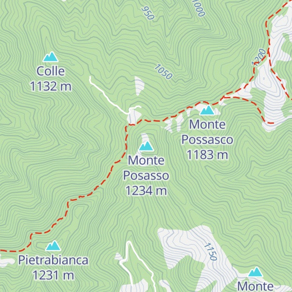 Map of Monte Posasso