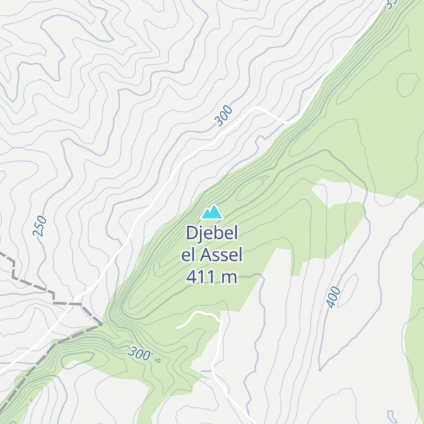 Map of Djebel el Assel