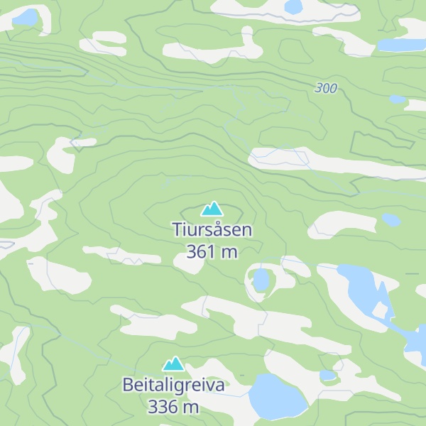 Map of Tiuråsen