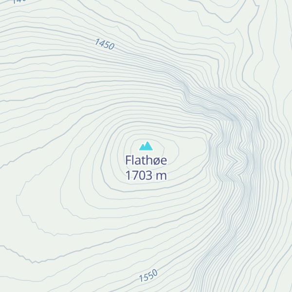 Map of Flathøe