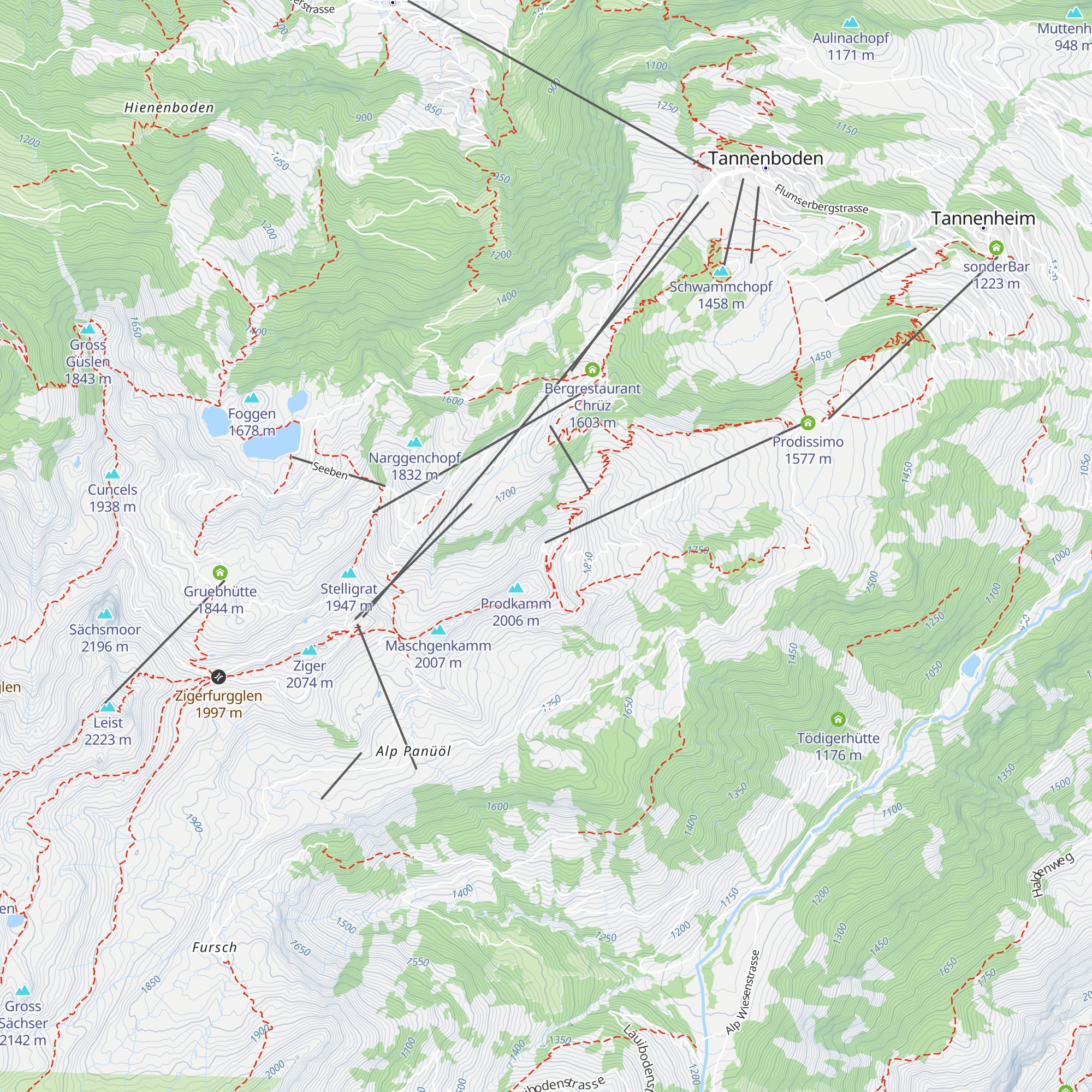 Prodkamm map