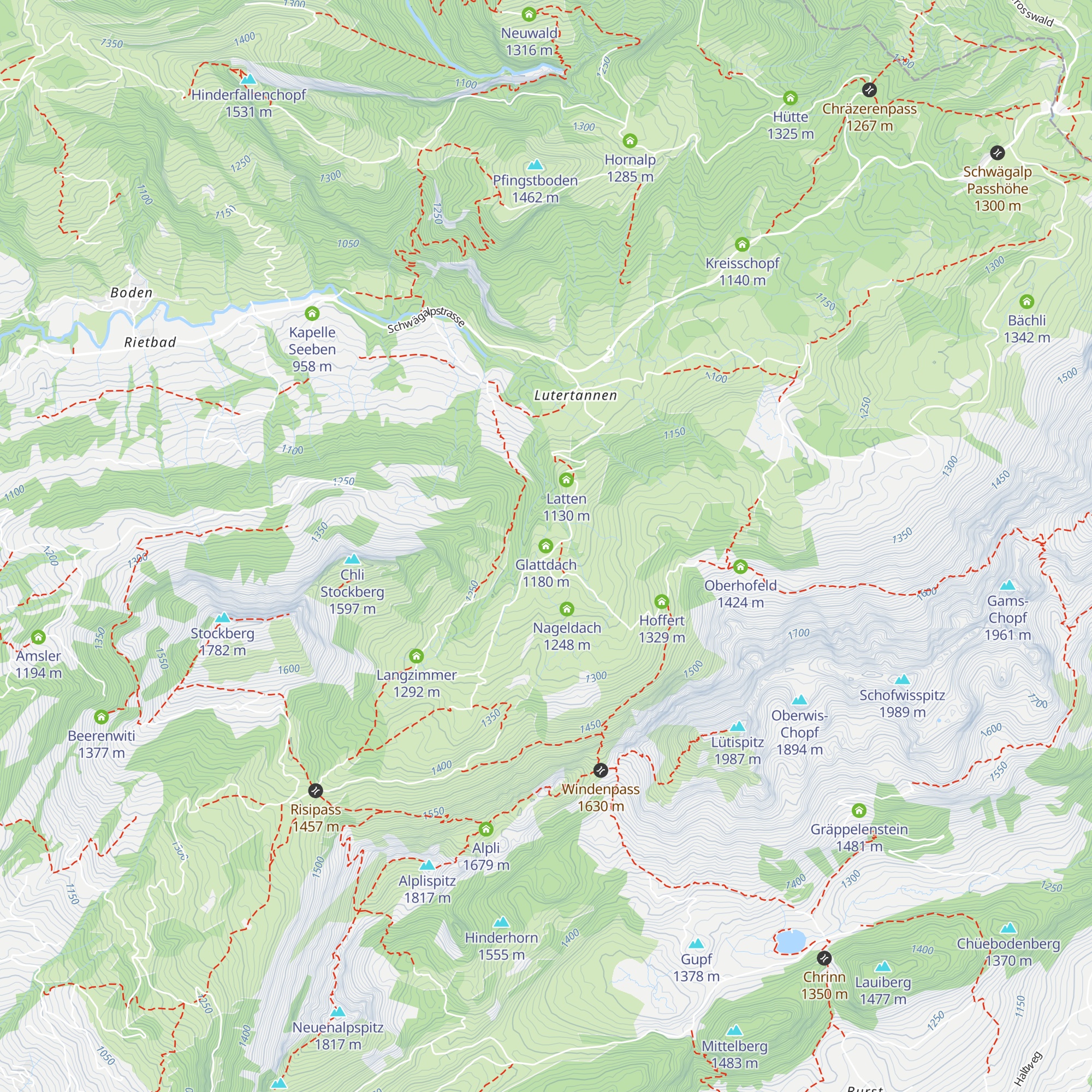 Glattdach map
