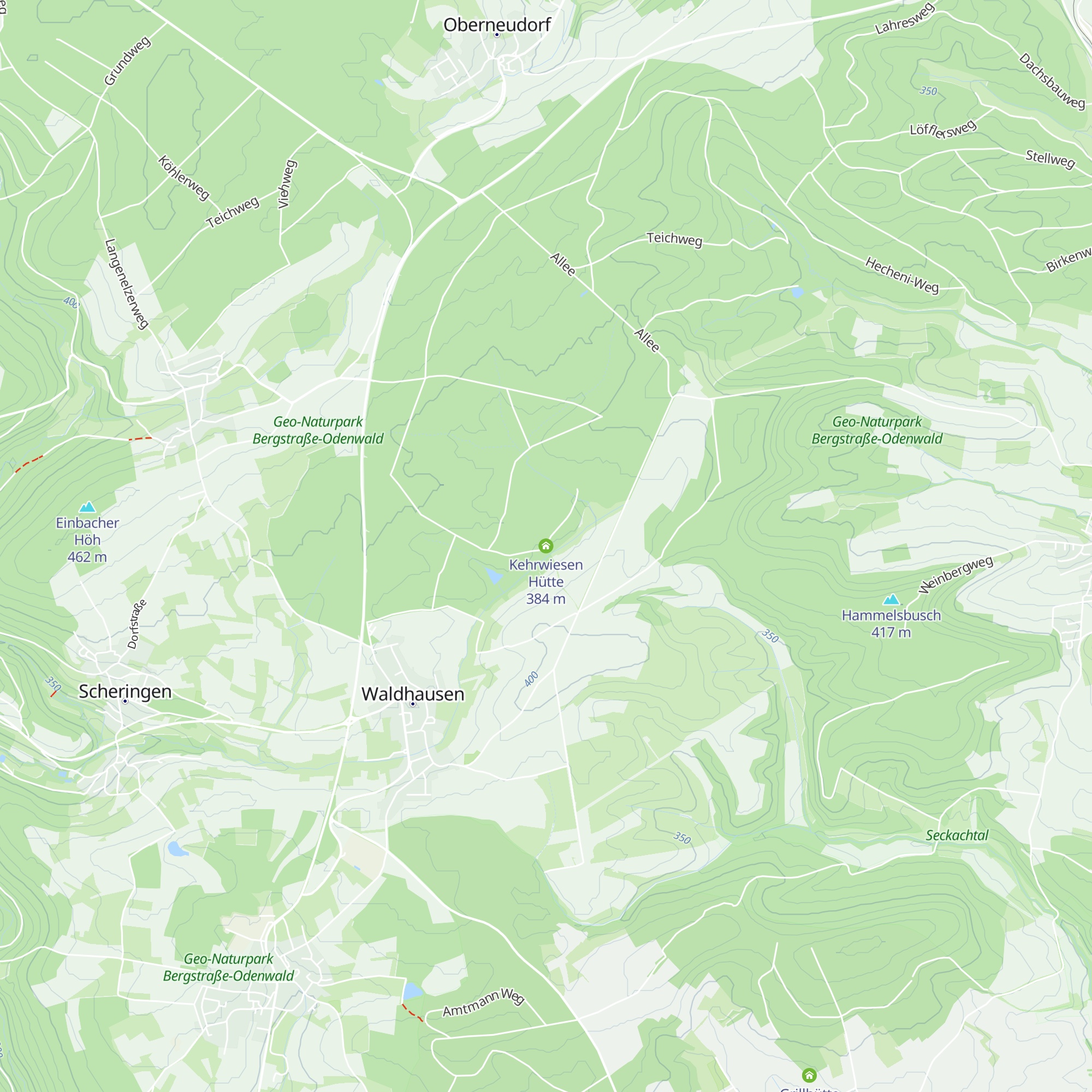 Kehrwiesen Hütte map
