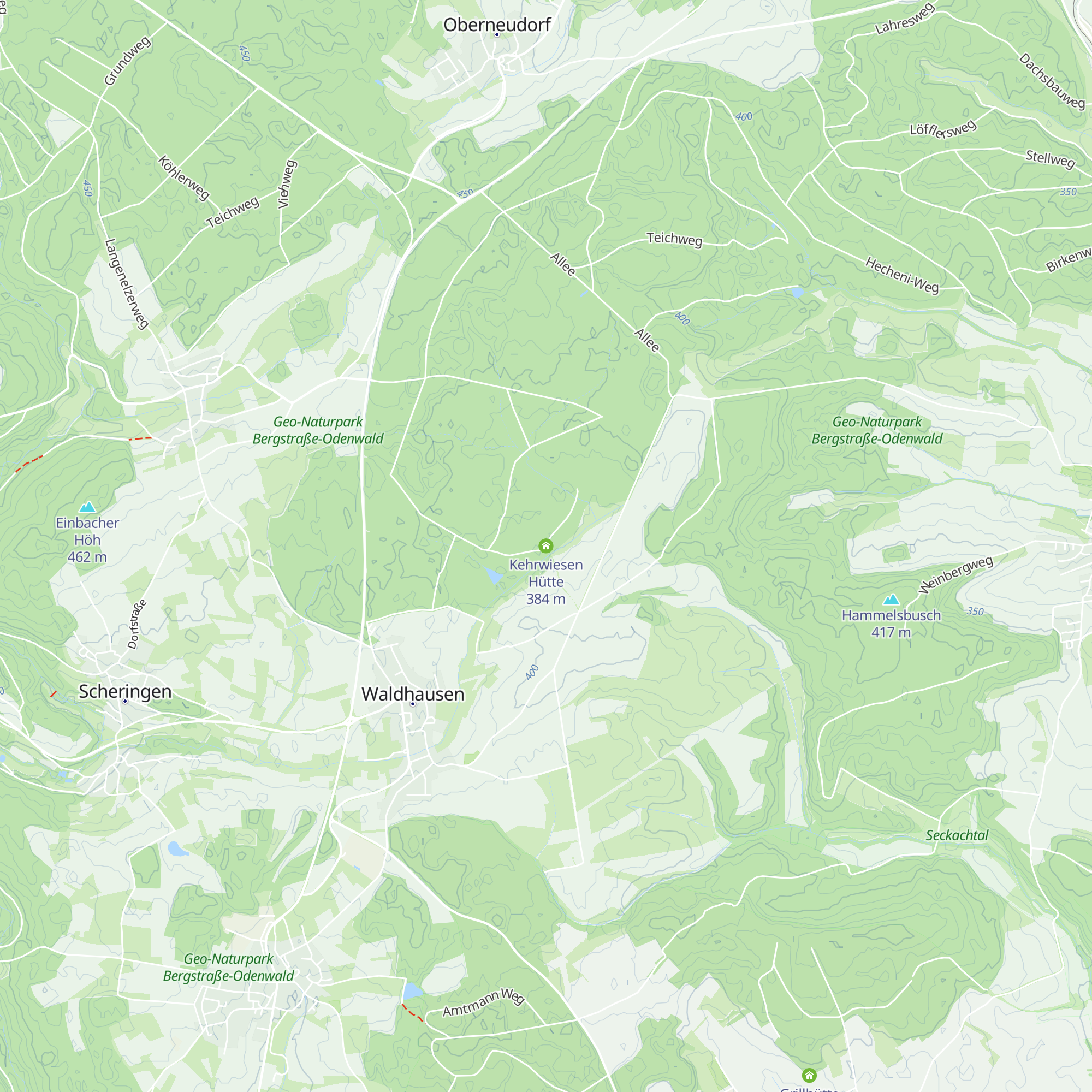 Kehrwiesen Hütte map
