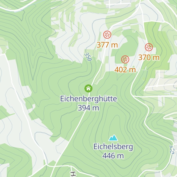 Map of Eichenberghütte
