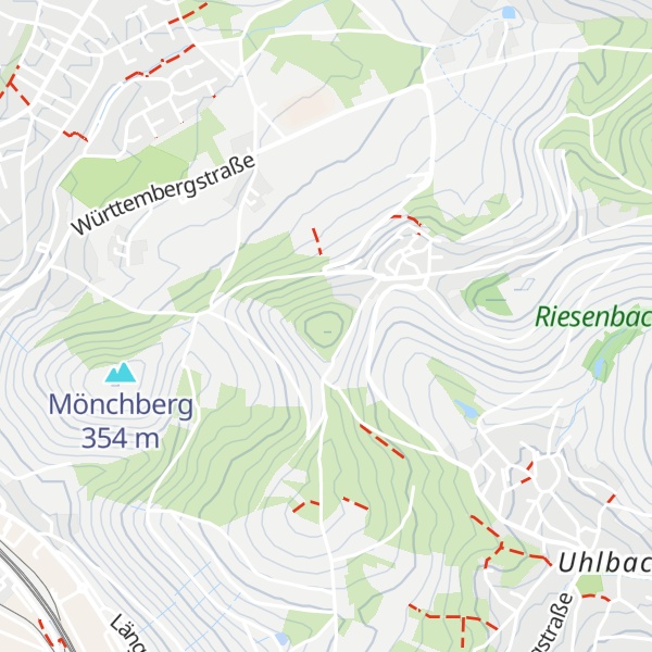Map of Württemberg