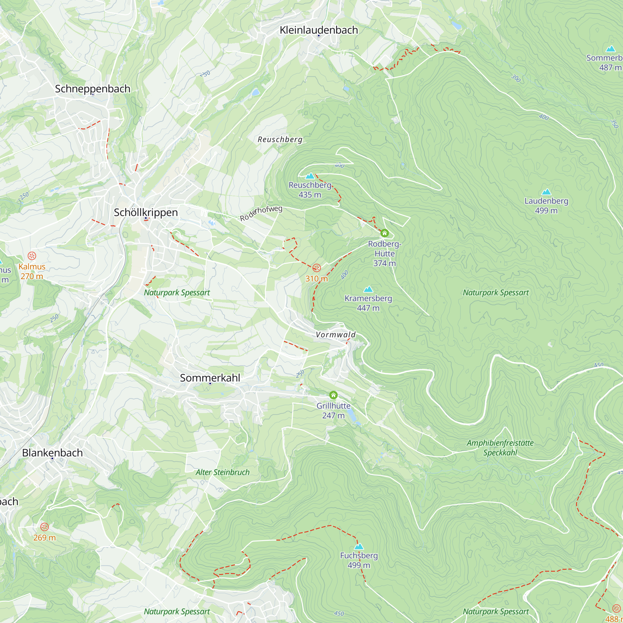 Ludwig-Heeg-Hütte map