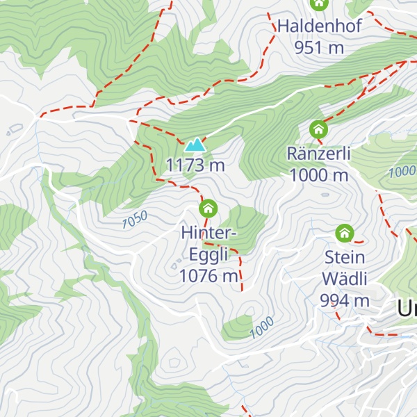 Map of Hinter-Eggli