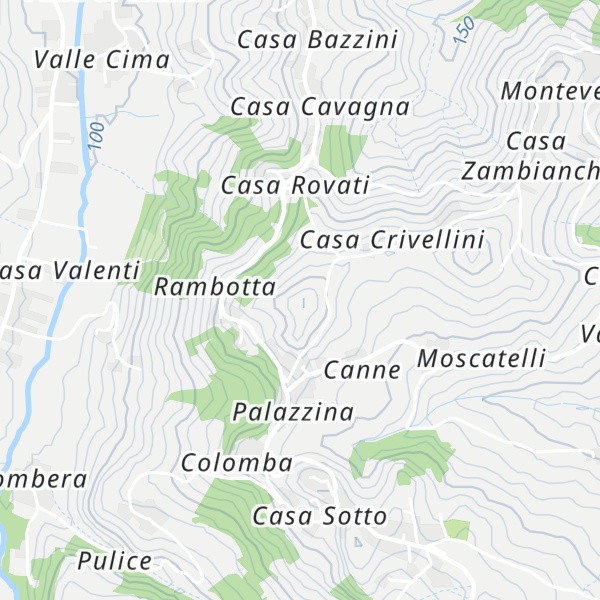 Map of Monte Azzolo
