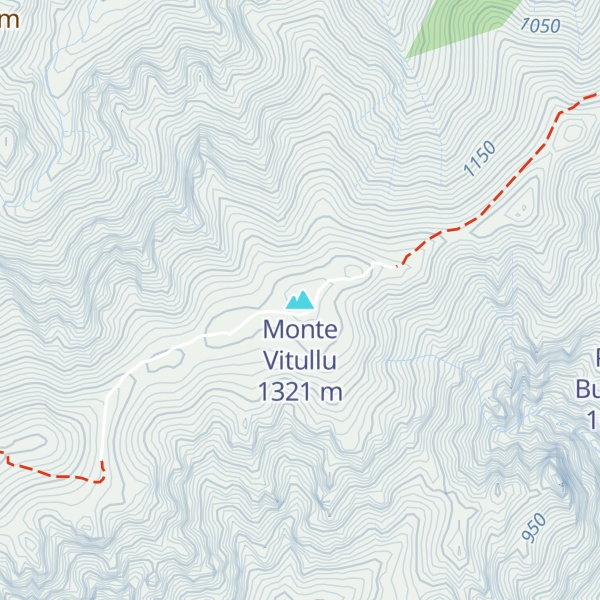 Map of Monte Vitullu