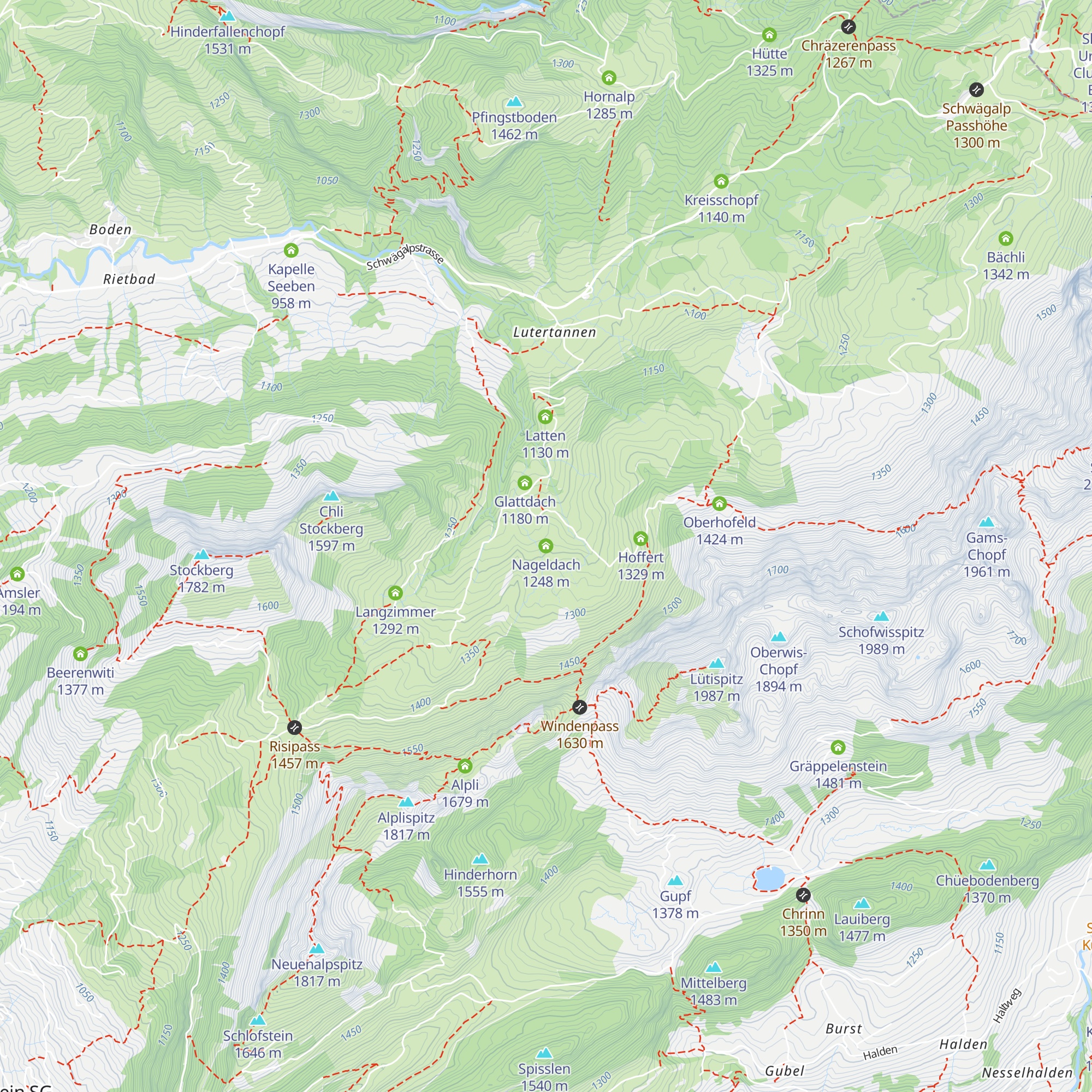 Nageldach map