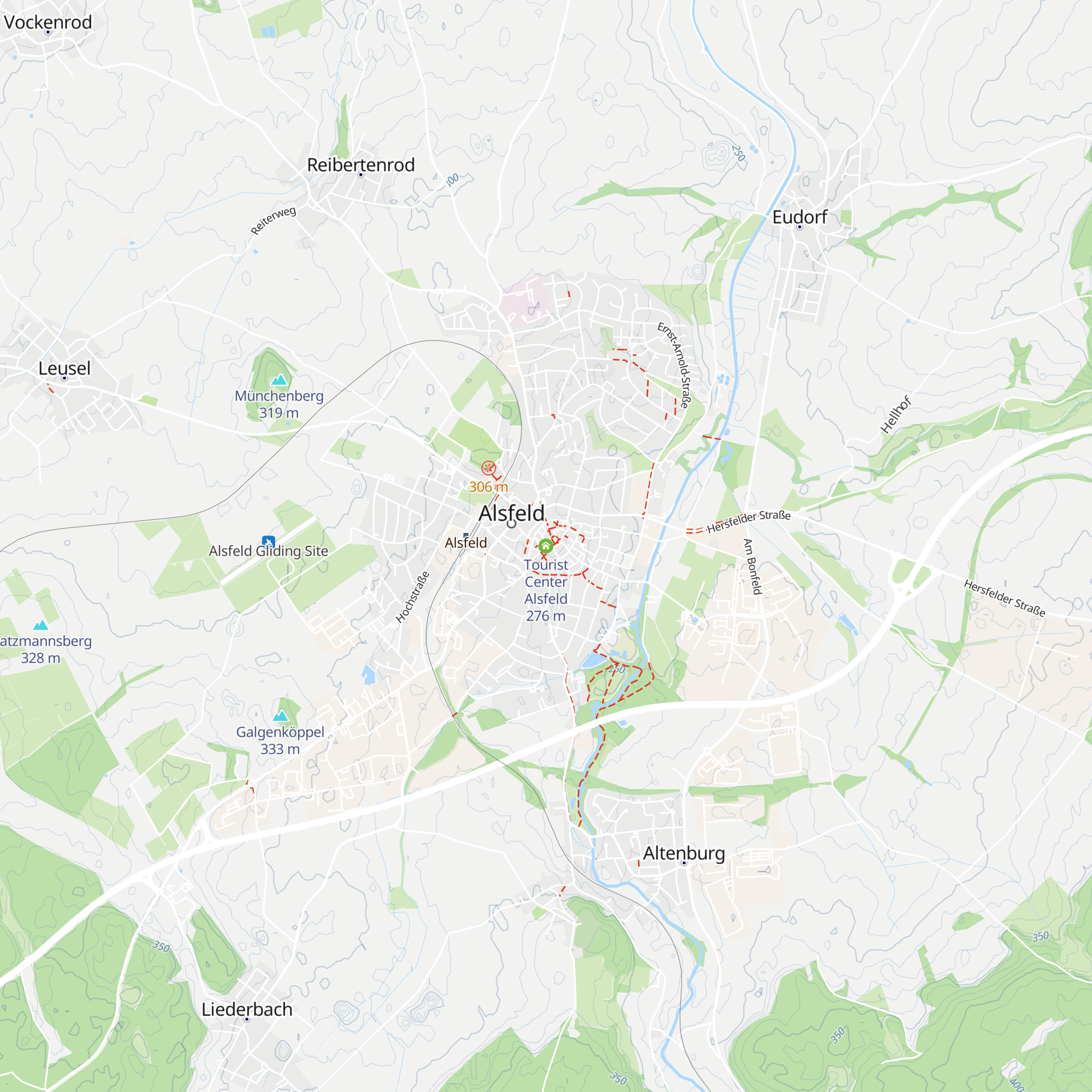 Tourist Center Alsfeld map