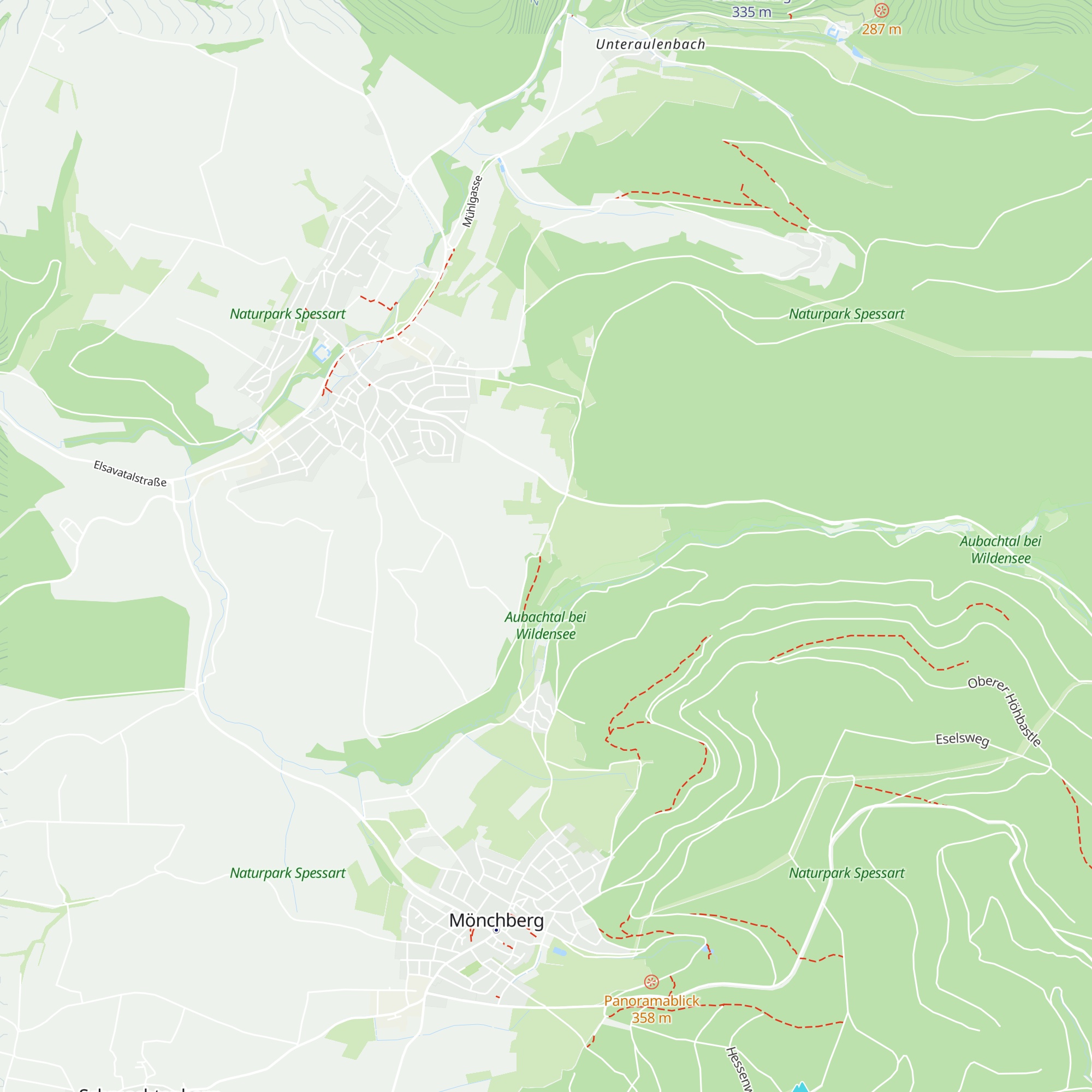 Schutzhütte zur Auhecke map