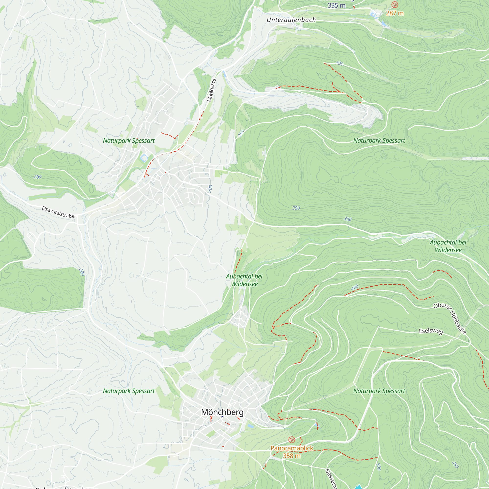 Schutzhütte zur Auhecke map