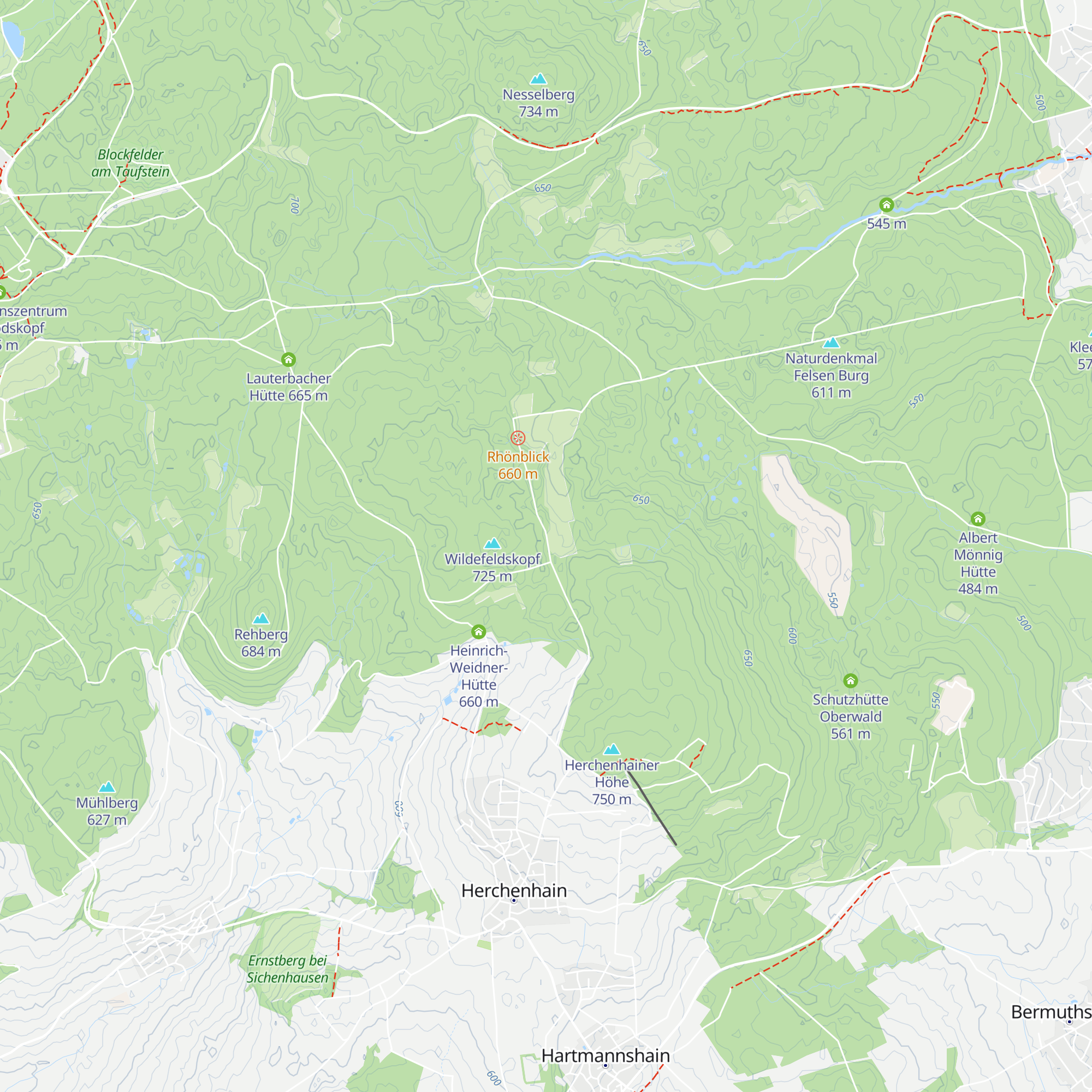 Hermann Ritter Hütte map