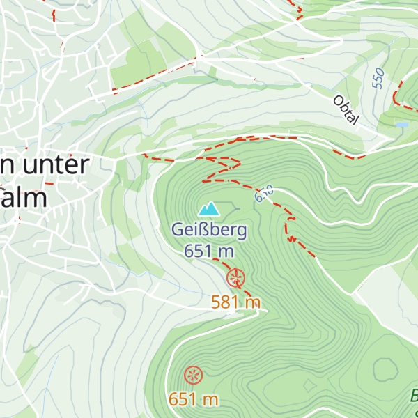 Map of Geißberg