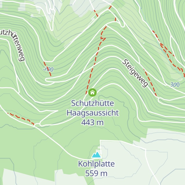 Map of Schutzhütte Haagsaussicht