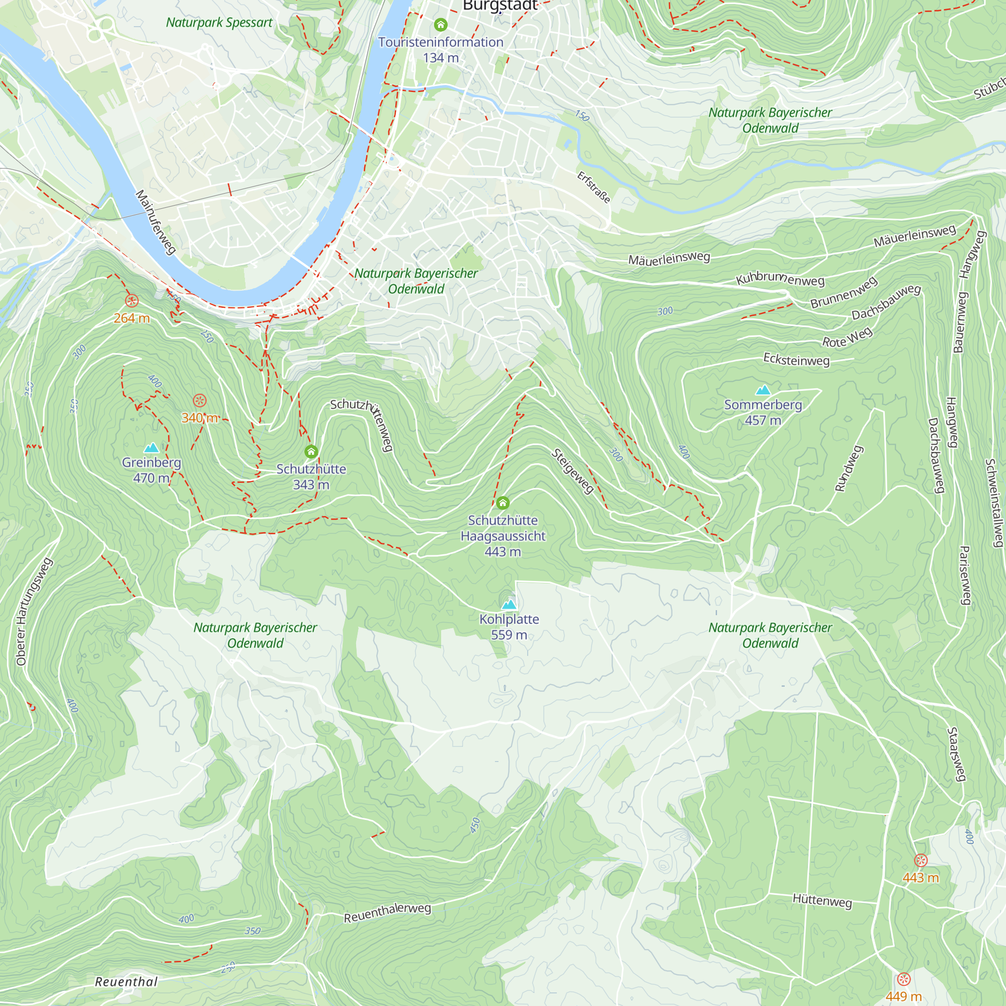 Schutzhütte Haagsaussicht map