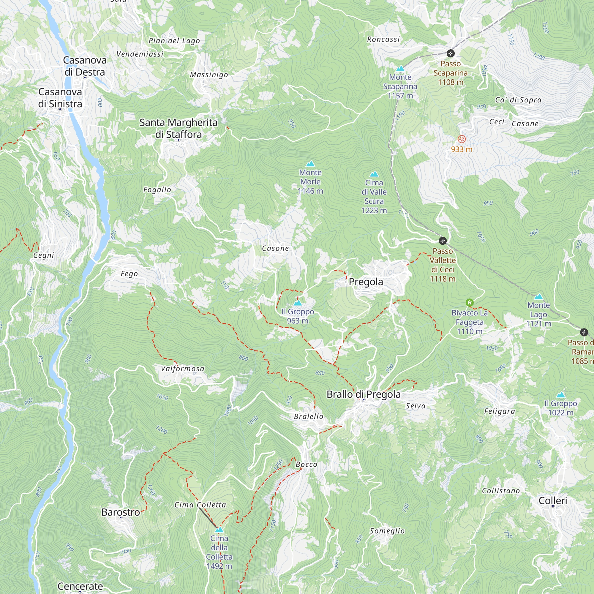 Bivacco IL Groppo map