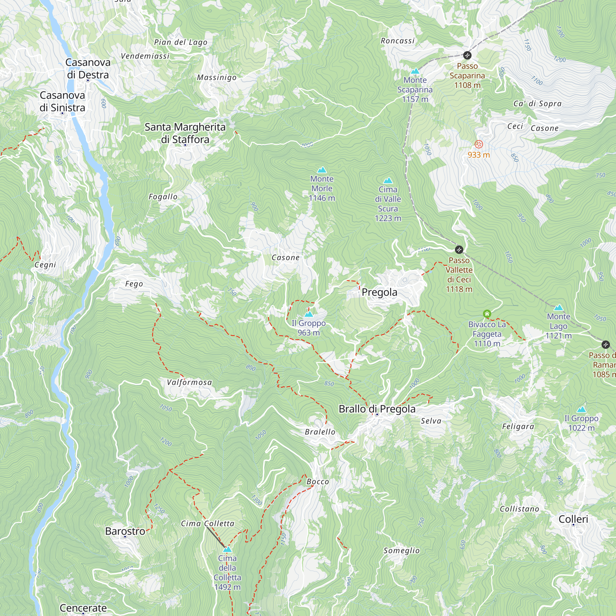 Bivacco IL Groppo map