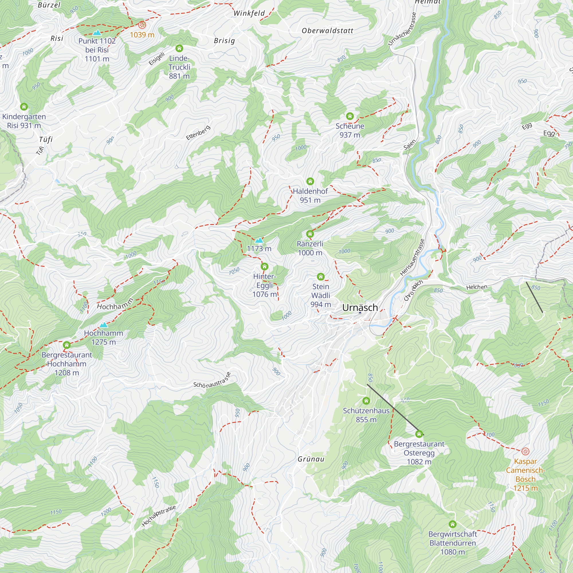 Oberi-Bueche map