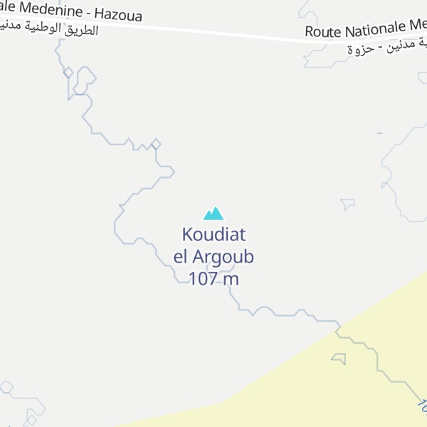 Map of Koudiat el Argoub
