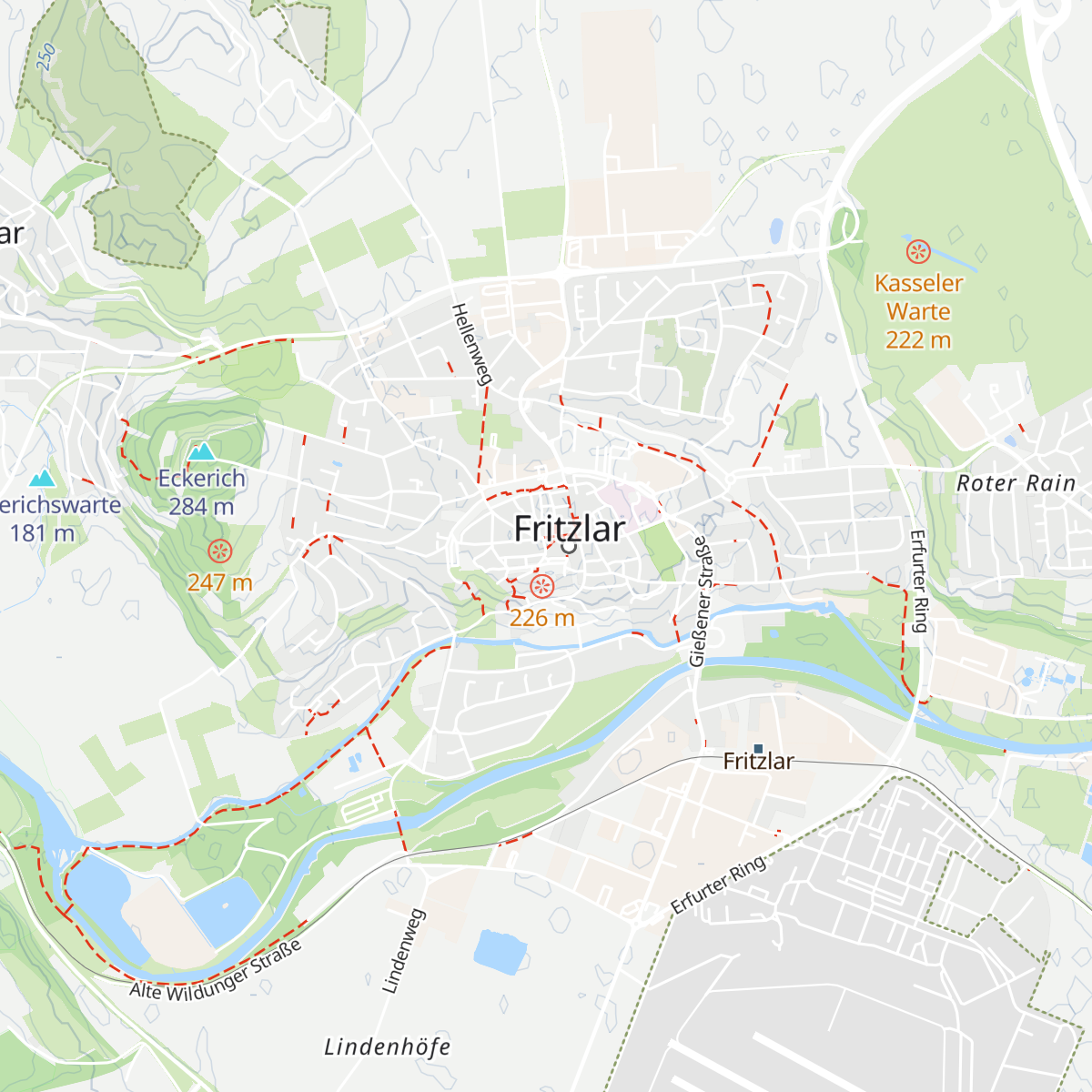 Spitzenhäuschen map