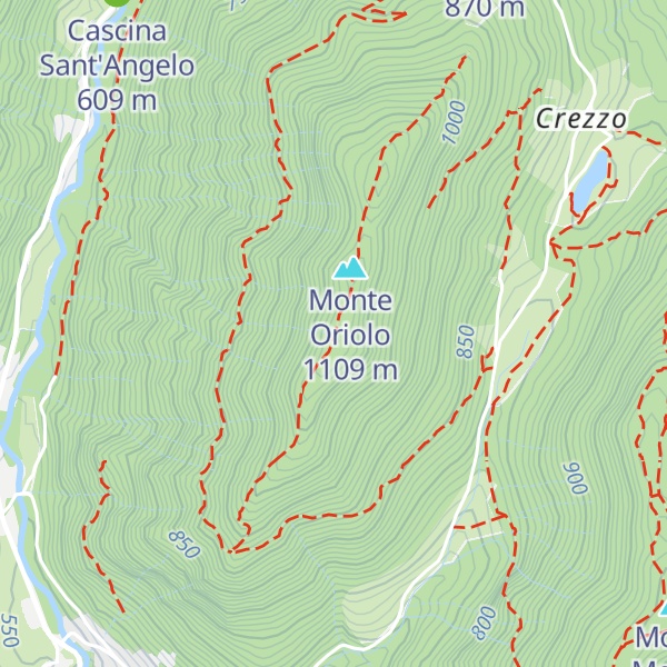 Map of Monte Oriolo-Cresta Sud