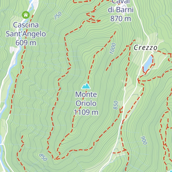 Map of Monte Oriolo