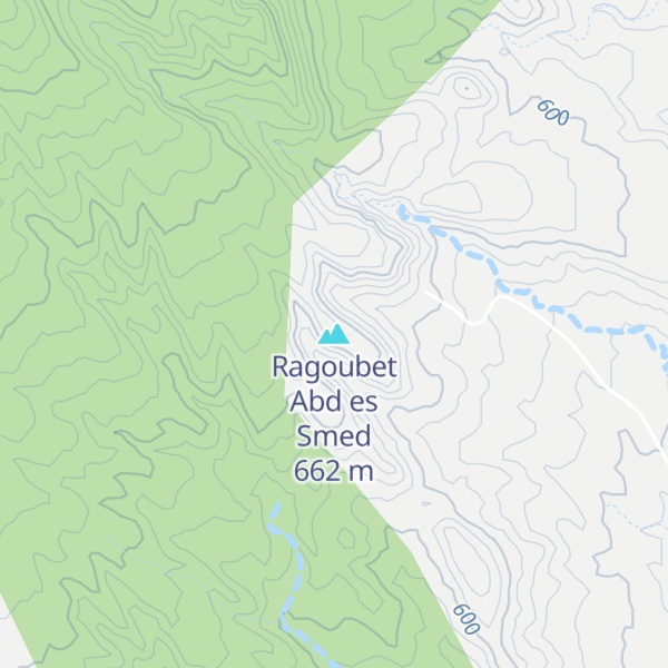 Map of Ragoubet Abd es Smed