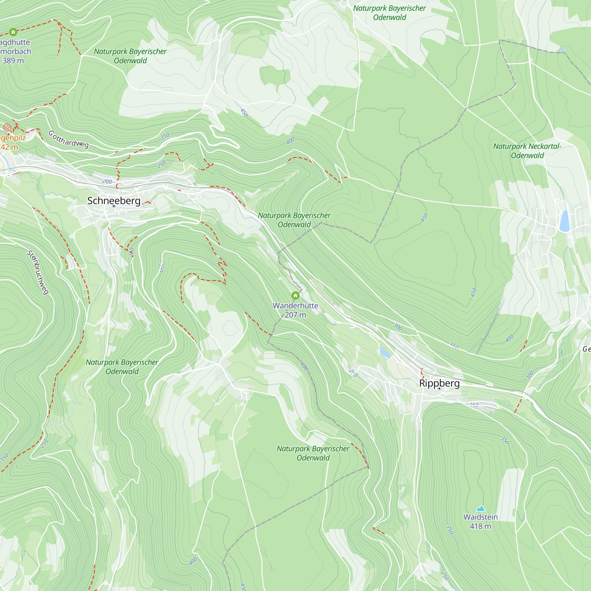 Wanderhütte map
