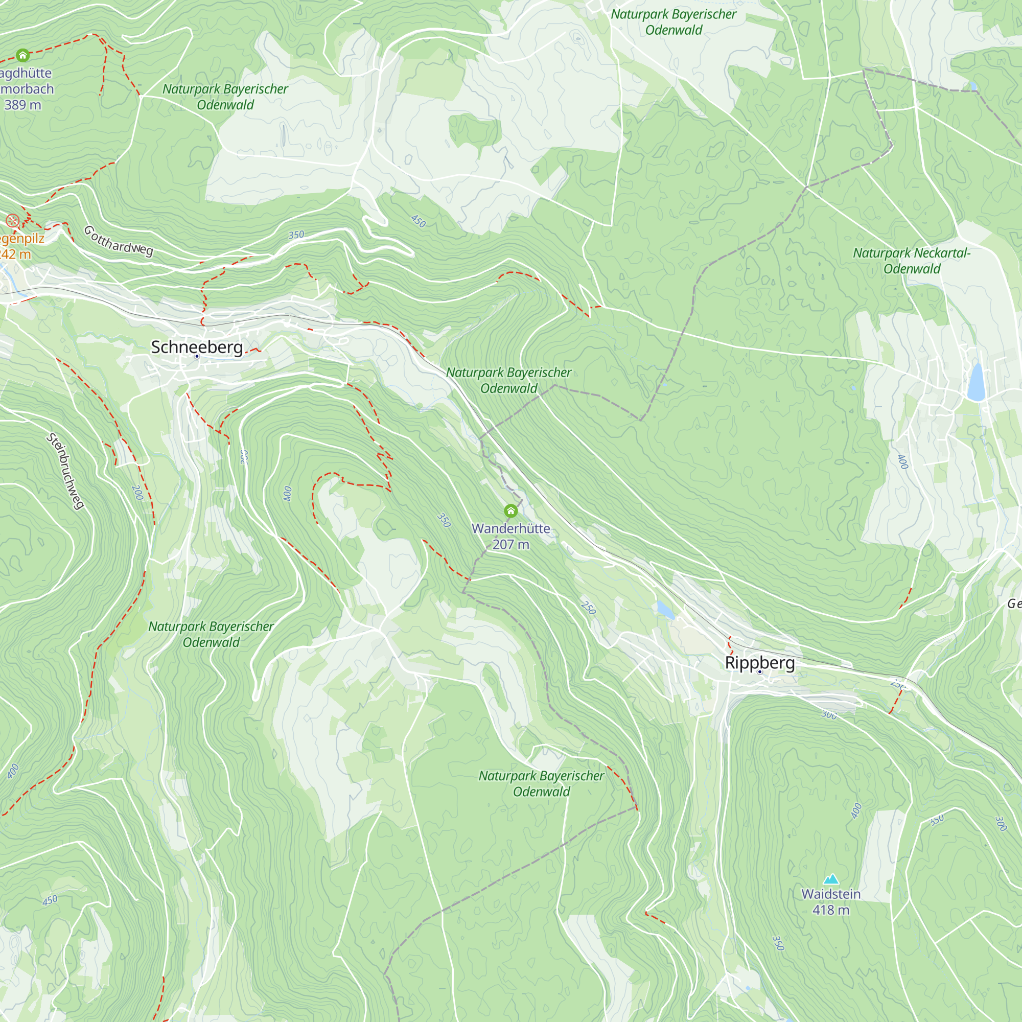 Wanderhütte map