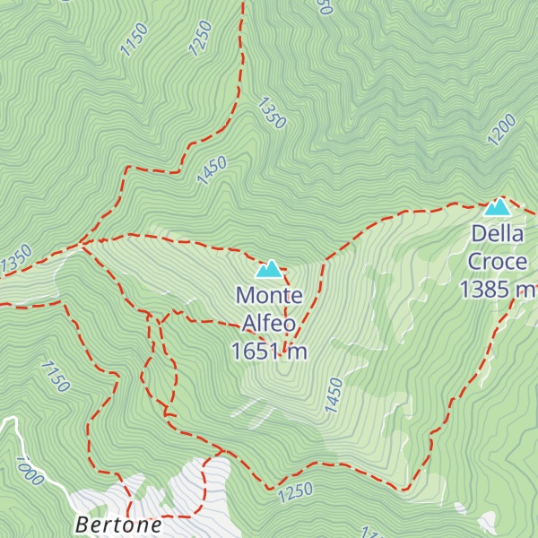 Map of Monte Alfeo