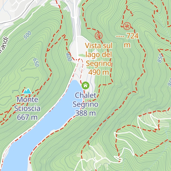 Map of Chalet Segrino