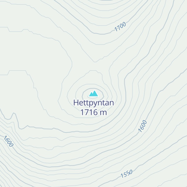 Map of Hettpyntan