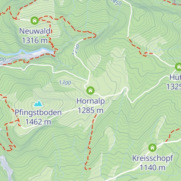 Map of Hornalp
