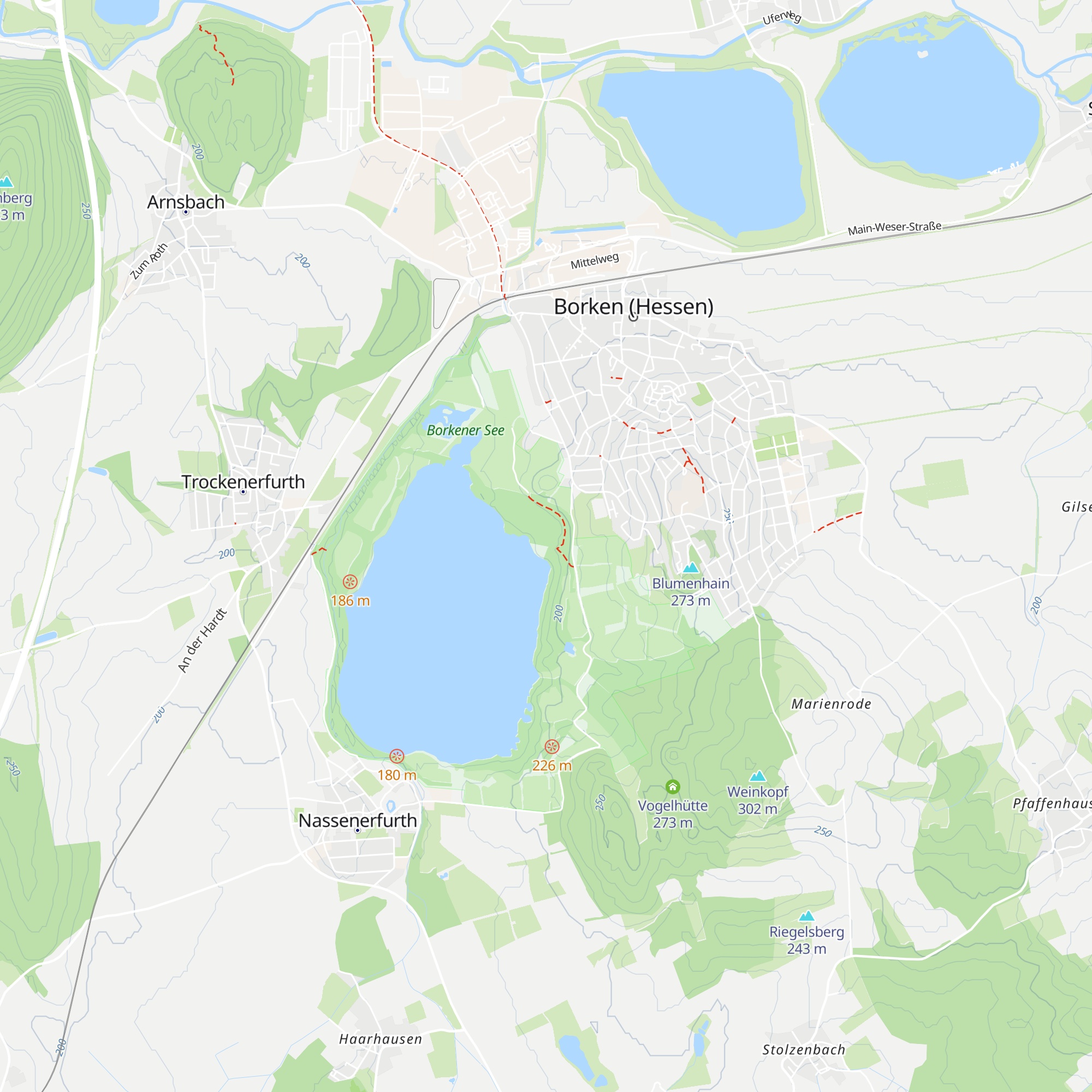 Bugahütte map